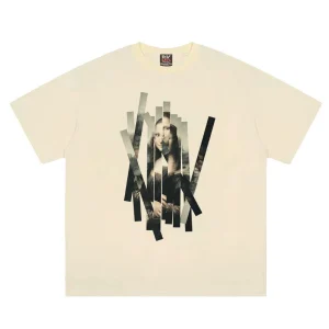 Trend House LIEF oversize High Street original print short-sleeved T-shirt base layer – Image 4