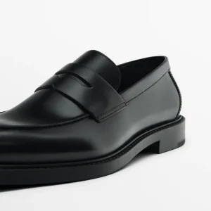 MD Men's Shoes Spanish Niche Commuter Business Leather Slip-On Loafers British Style Round Toe Flat Shoes – Image 5