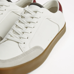 New Soft Soft Sole Men's Shoes Flat Lace-up White Retro Sneakers Small White Shoes Sneakers 12255720001 – Image 5