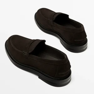 massinno dutti men's shoes 2024 spring and autumn slip-on leather loafers MD business commuting casual leather shoes – Image 4