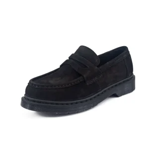 Goodyear craft martin shoes hot sale vintage black nubuck cowhide flat heel platform platform men's low-top shoes – Image 4