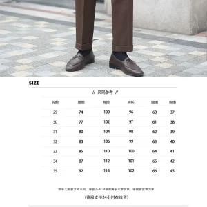 Italian Neapolitan double-pleated business commuter suit pants men's drape no-iron straight Gurgo premium trousers – Image 5