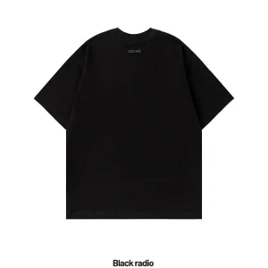 Blackradio's original designer brand is a short-sleeved American loose fit couple shirt with a coconut palm print – Image 3