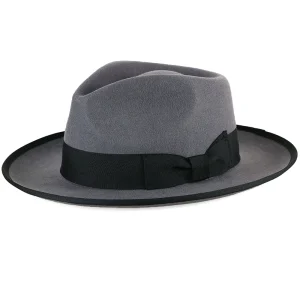 Denla British style woolen hat autumn and winter casual big brim men's retro felt hat fashion trend jazz hat – Image 5