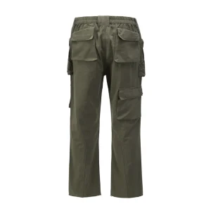 Yibo cannonball machine multi-pocket cargo pants high street vibe micro flare straight loose pants – Image 6
