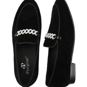 loafers, men's European and American style diamond buckles, trendy yuppie shoes – Image 3