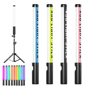RGB Handheld Fill Light Ice Light Full Color Gamut Light Stick Portable Atmosphere LED Light Stick Live Shooting Fill Light Stick – Image 5