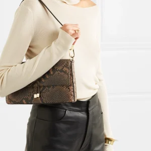 Bag texture high-end niche design 2023 new fashion atmosphere imitation crocodile pattern one-shoulder retro armpit bag – Image 3