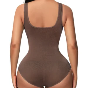 New product cross-border large size elastic body shaping pants high waist light and thin belly pants body shape seamless one-piece shapewear – Image 4