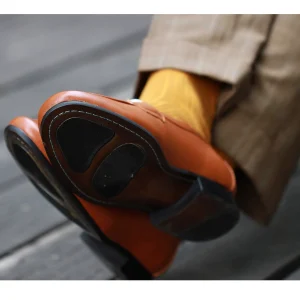 European and American British champagne loafers – Image 4