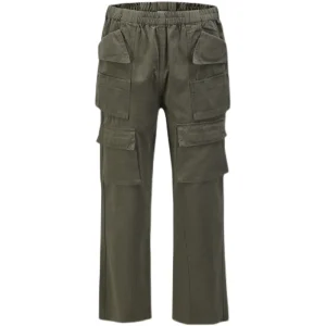 Yibo cannonball machine multi-pocket cargo pants high street vibe micro flare straight loose pants – Image 4