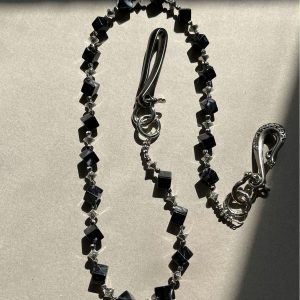 Ainworth ink smudge, dark style, handmade design, trouser chain, niche, high-end, cross-border waist chain, Europe and the United States – Image 3
