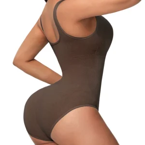 New product cross-border large size elastic body shaping pants high waist light and thin belly pants body shape seamless one-piece shapewear – Image 3