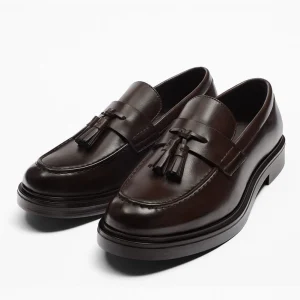 WALK ZARA New Men's Shoes Vintage Cowhide Moccasins, Su Spikes, Casual Loafers, Boat Shoes, Beanie Shoes – Image 4