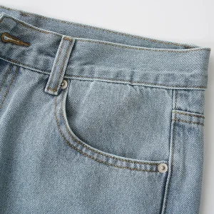 CWHAT high street gallery style dept distressed cuffs flame patch micro flared jeans men's underwear – Image 8