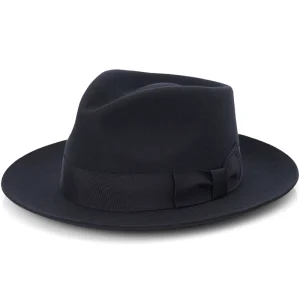 denla autumn and winter casual versatile top hat pure wool tweed fashion gentleman hat women's big brim british jazz hat men – Image 3