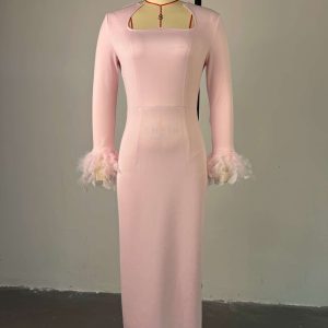 European and American women's clothing slim dress – Image 4