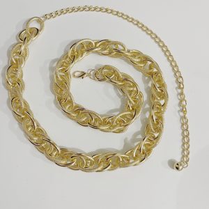 European and American cross-border new waist chain women's fashion exaggerated temperament threaded waist trim dress decoration tide spot wholesale – Image 4