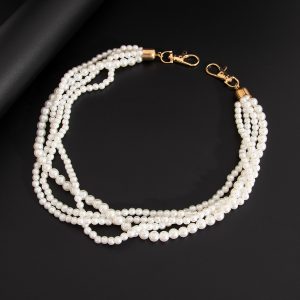 European and American hip-hop niche winding pearl trouser chain high-end boys jeans accessories hip-hop fashion decorative waist chain – Image 3