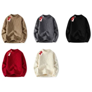 good things direct drop limited time good things for men and women with the same style of natal year round neck sweater men – Image 4