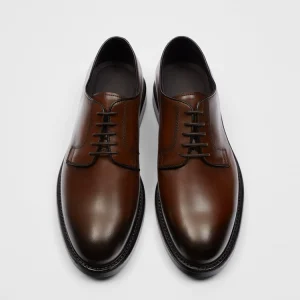 New Spring Leather Men's Shoes Brown Top Layer Cowhide Business Dress Shoes Derby Shoes 2412920 105 – Image 3