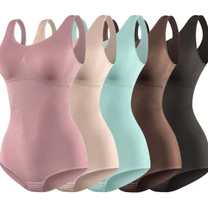 New product cross-border large size elastic body shaping pants high waist light and thin belly pants body shape seamless one-piece shapewear – Image 5