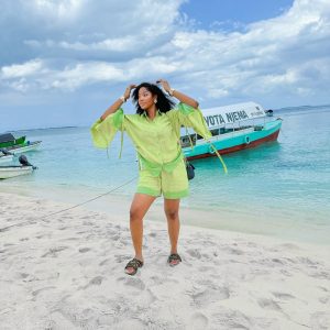 spring and summer cross-border foreign trade new women's suits European and American fashion casual long-sleeved shirts and shorts two-piece set women – Image 3