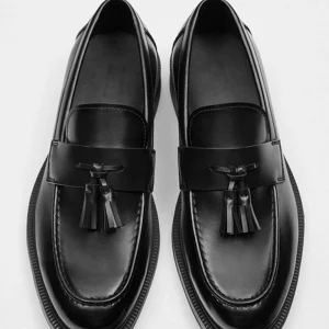 WALK ZARA New Men's Shoes Vintage Cowhide Moccasins, Su Spikes, Casual Loafers, Boat Shoes, Beanie Shoes – Image 5