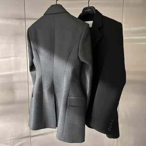 Small blazer women's spring  slimmed fashion design sense hourglass temperament waist suit – Image 5