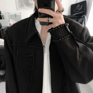 M. Fude version coréenne de la veste à épaulettes perlées à succès – Image 4