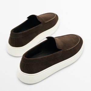 MD hommes chaussures confortable été nouveau coup de pied doux daim décontracté mocassins un pied – Image 6