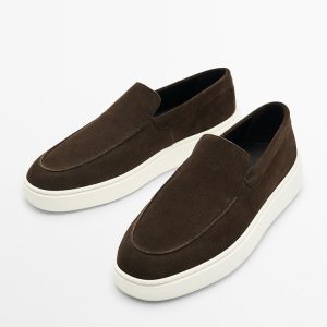 MD hommes chaussures confortable été nouveau coup de pied doux daim décontracté mocassins un pied – Image 5