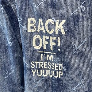 Jacquard craft chemise en jean à revers pour hommes printemps – Image 6