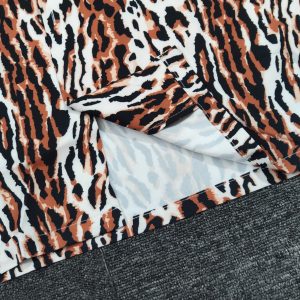 Exactement ce qu’il faut MARIA chemise l s imprimé léopard chemise LS imprimé léopard style imprimé all over print – Image 7