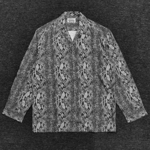 Exactement ce qu’il faut MARIA chemise à manches imprimées serpentine chemise à manches longues serpents – Image 4