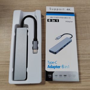 La station d’accueil USB Cross-border spot convient à la station d’accueil Huawei MacBook Apple iPad 6-en-1 Type-C – Image 6