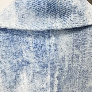 New Tie-Dye Print Slim Fit Midi Blazer Trousers Set Two-Piece Set – Image 4