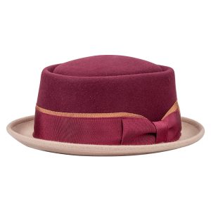 2025 Linglong Autumn Winter New Hat Women's Tweed Topper Roll Rim Flat Cap Vintage Bow British Felt Hat – Image 5