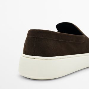 MD hommes chaussures confortable été nouveau coup de pied doux daim décontracté mocassins un pied – Image 7