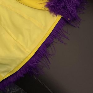 Nouveau printemps 2025 européen et américain Blazer détachable plume mode femme Blazer D930 – Image 5