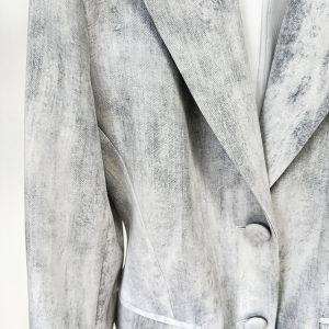 New Tie-Dye Print Slim Fit Midi Blazer Trousers Set Two-Piece Set – Image 7