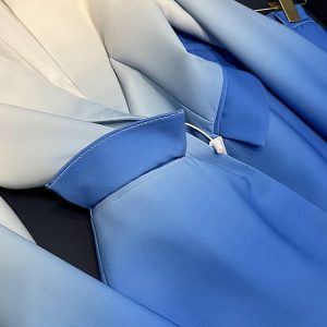 Mode, luxe, vêtements de cérémonie professionnels, costume slim dégradé vert de haute qualité, pantalons pour femmes, ensemble deux pièces A923 – Image 7