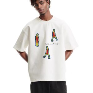 T-shirt dété pour hommes à manches courtes Top – Image 4