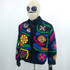 2024 automne et hiver nouveau hommes et femmes même tendance mode indien totem brodé veste veste décontractée polyvalente marée – Image 5