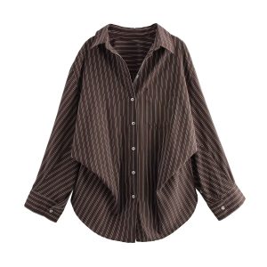 ZARZ homemade European and American style new women's clothing classic fashion classic bat sleeve shirt 3067106 – Image 4