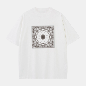 Co-branding officiel de Leecvb|outlets| Fashion pop t-shirt hommes à manches courtes couple d’été haut en coton – Image 6
