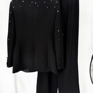 New Star Fashion Heavy Industry Three-dimensional Butterfly Beads Diamond Suit Trousers Set Two-piece Set – Image 8