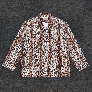 Exactement ce qu’il faut MARIA chemise l s imprimé léopard chemise LS imprimé léopard style imprimé all over print – Image 3