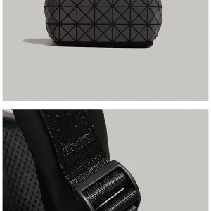 UR Geometric Rhombic Laser Backpack 2024 New Large Capacity Commuter Backpack Student School Bag Computer Bag – Image 5