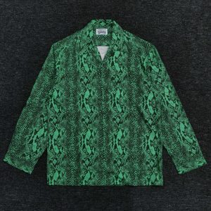 Exactement ce qu’il faut MARIA chemise à manches imprimées serpentine chemise à manches longues serpents – Image 3